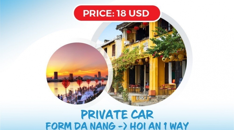 Private car from Da Nang to Hoi An
